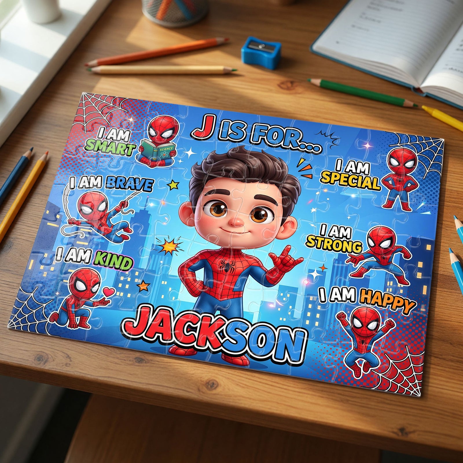 Brave & Kind Jigsaw Puzzle - Personalized Gifts For Kids 02NATI010826