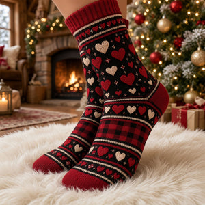 It's Time To Get Naughty Socks - Personalized Christmas Gifts For Couples 03OHTI290926