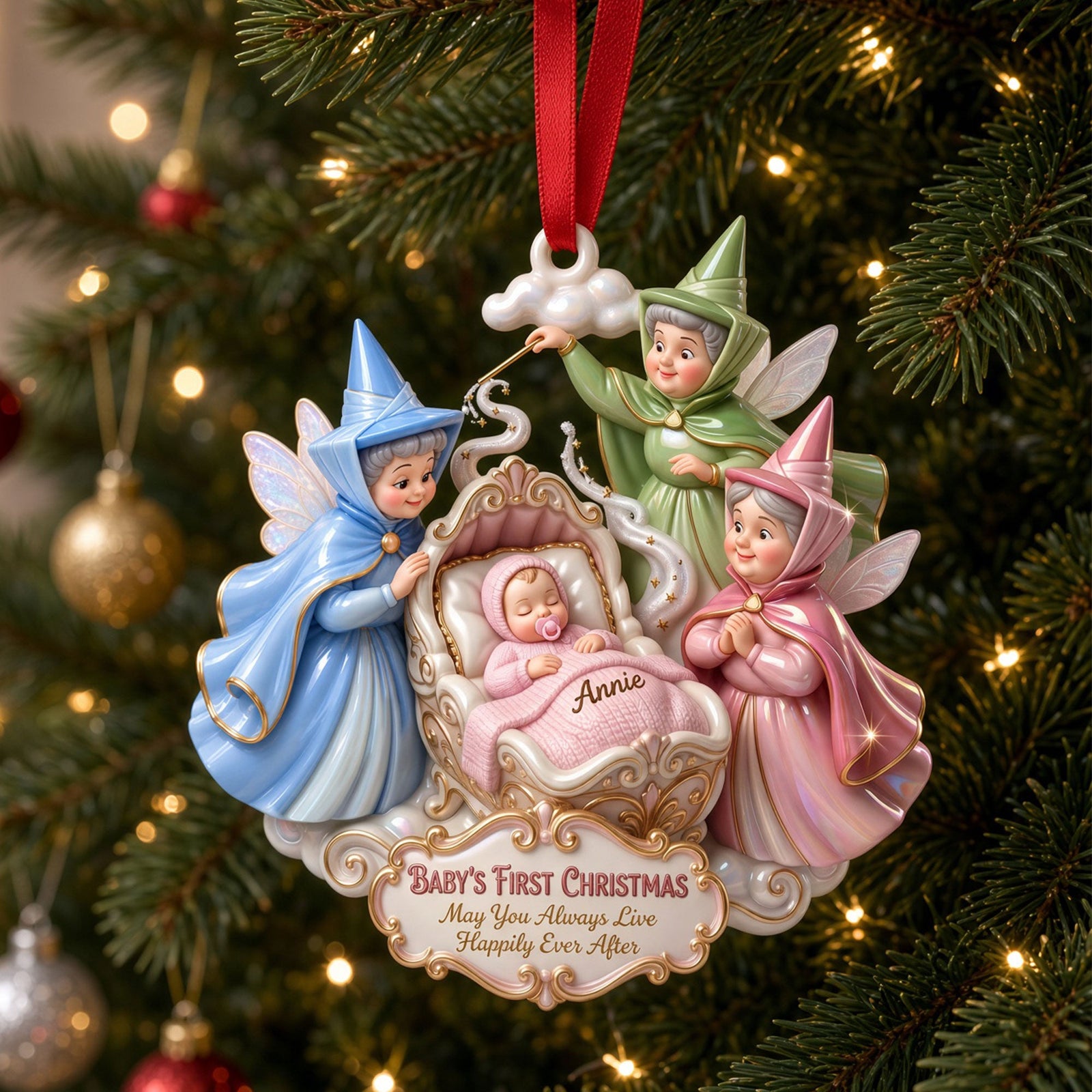 Magical Blessings Baby's First Christmas Ornament - Personalized Gifts For Newborn 06qhti271026