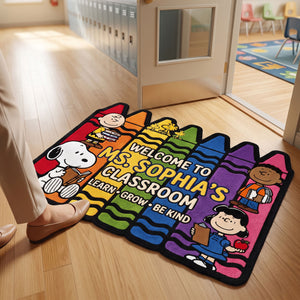 Welcome To Classroom Doormat - Personalized Gifts For Teachers 05tyti220726