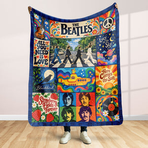 Legendary Music Band Blanket  - Personalized Gifts For Music Lover Blanket 03HATI061026