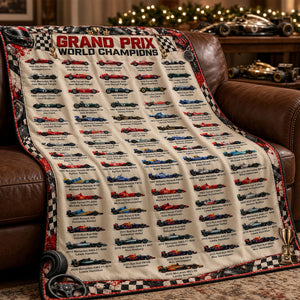 Race Champians Blanket - Personalized Gifts For Speed Fans Blanket 02NATI061026
