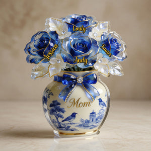 Toile De Jouy Mother Acrylic Plaque - Personalized Gifts For Mothers 02pgmg090326-Homacus