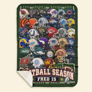 Team Helmet Blanket For The Season Personalized Gifts 03hulu051026