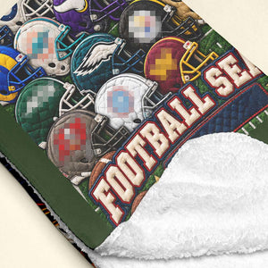Team Helmet Blanket For The Season Personalized Gifts 03hulu051026