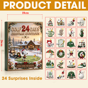 Merry Golfmas Christmas Advent Calendar Blind Box - Personalized Gifts For Cartoon Lovers 03pglu271026