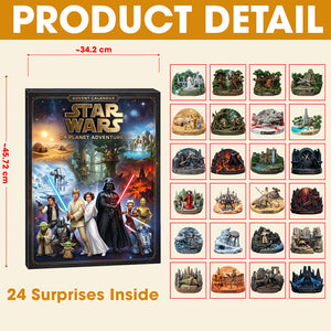 24 Planets Adventure Blind box - Personalized Gifts For Fans Christmas Advent Calendar Blind Box 02NALU261026