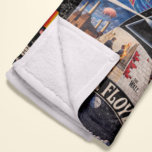Pink Floyd Music Blanket  - Personalized Gifts For Music Lovers 04HATA081026