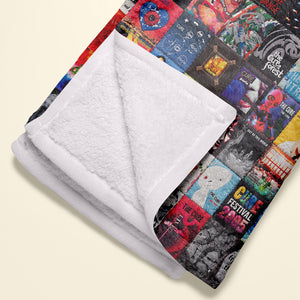 The Cure Nostalgia Blanket - Personalized Gifts For Music Lovers 02huta241026