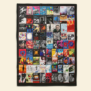 The Cure Nostalgia Blanket - Personalized Gifts For Music Lovers 02huta241026