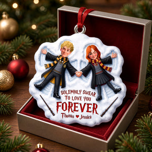 Endless Love Christmas Ornament - Personalized Gifts For Couple 06TODH280926
