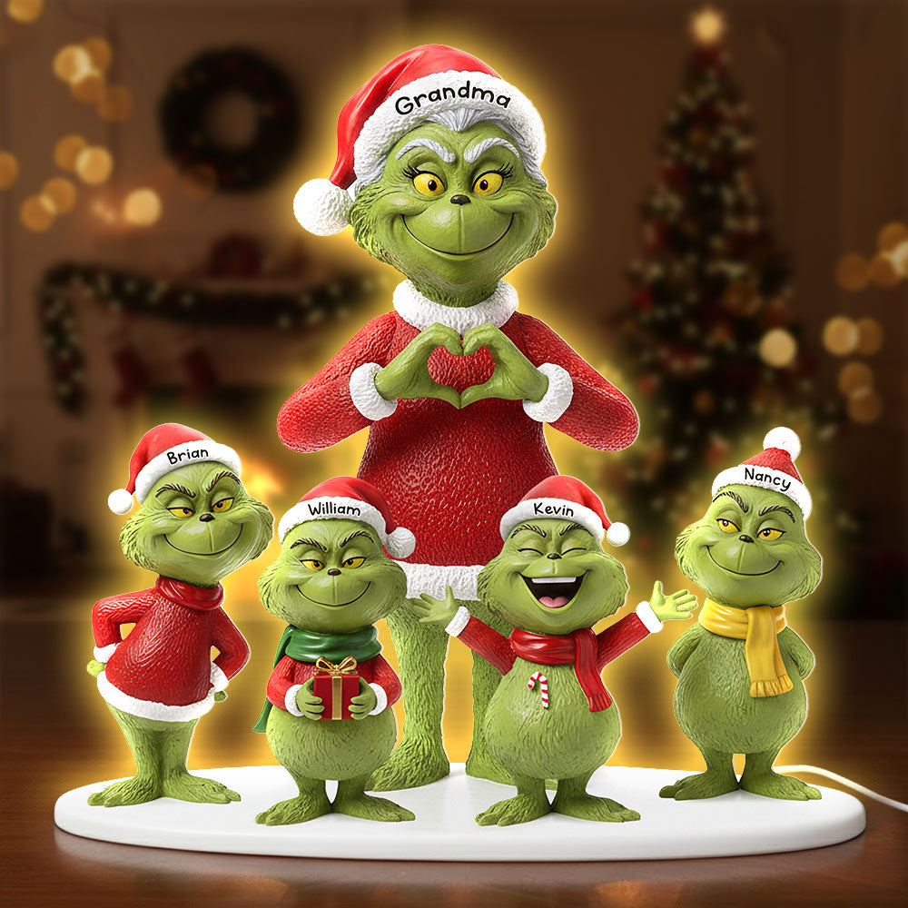 Grandma Green Monster Kids Light Box - Personalized Christmas Gifts 06NATI311025