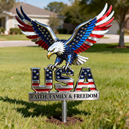 American Eagle Metal Sign - Personalized Gifts For Patriots 02qhti050326 - Metal Signs - GoDuckee