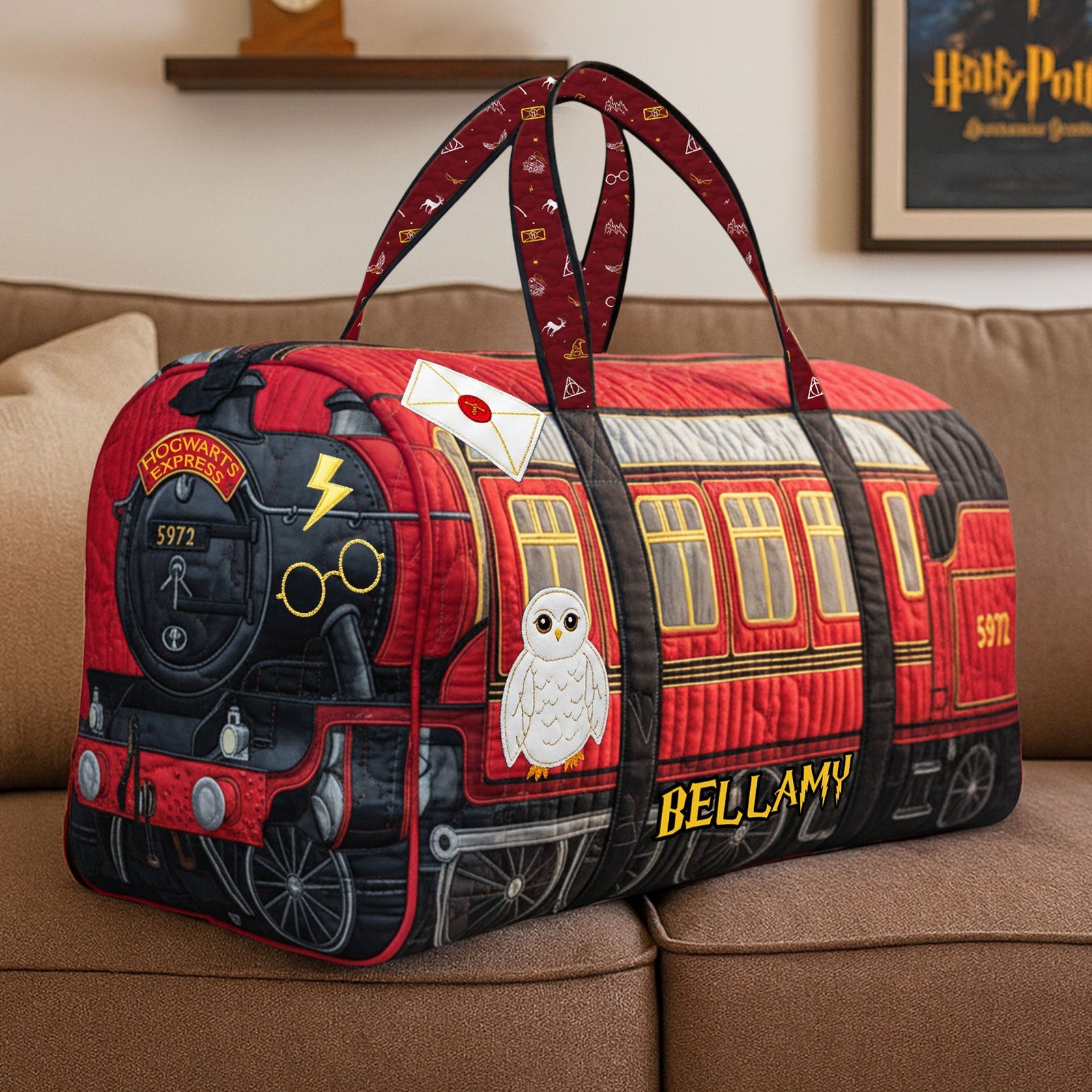 Fantasy Quilted Duffle Bag - Personalized Gifts 03NATI060925