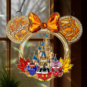 Halloween Grandma Suncatcher Ornament - Personalized Gifts 3ohti070825