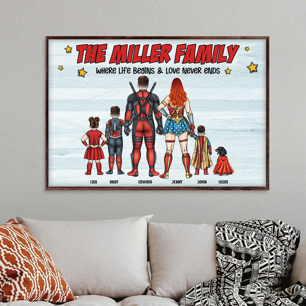 Family 03NALI240323TM Personalized Canvas Print - Poster & Canvas - GoDuckee