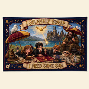 I Need Some Sun Beach Towel - Personalized Gifts 04tyti080726