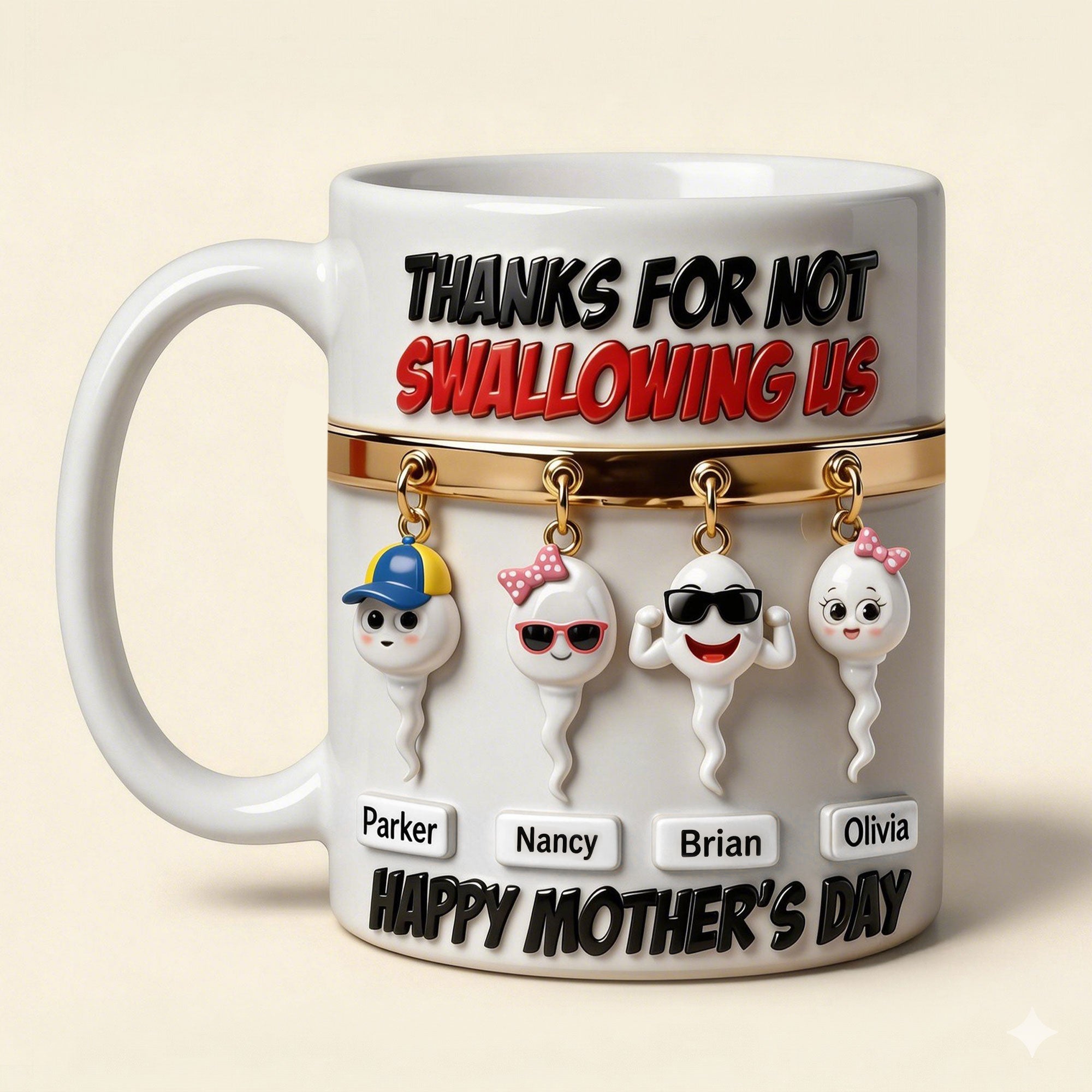 Funny Sperm Kids Coffee Mug - Personalized Gifts For Mom 04OHTI080426-Homacus