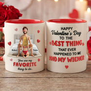 Couple The Best Thing Accent Mug - Personalized Gifts For Couple 02kiti270126