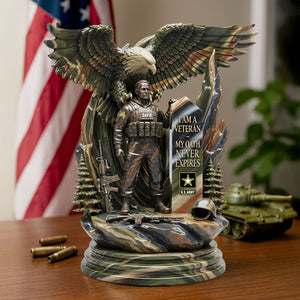 Guardian of Freedom Christmas Plaque - Personalized Gifts For Veteran 03tgti070725tt