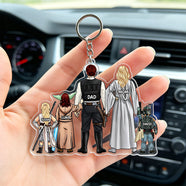 Space Warriors Keychain - Gifts For Family 02QHHU030426