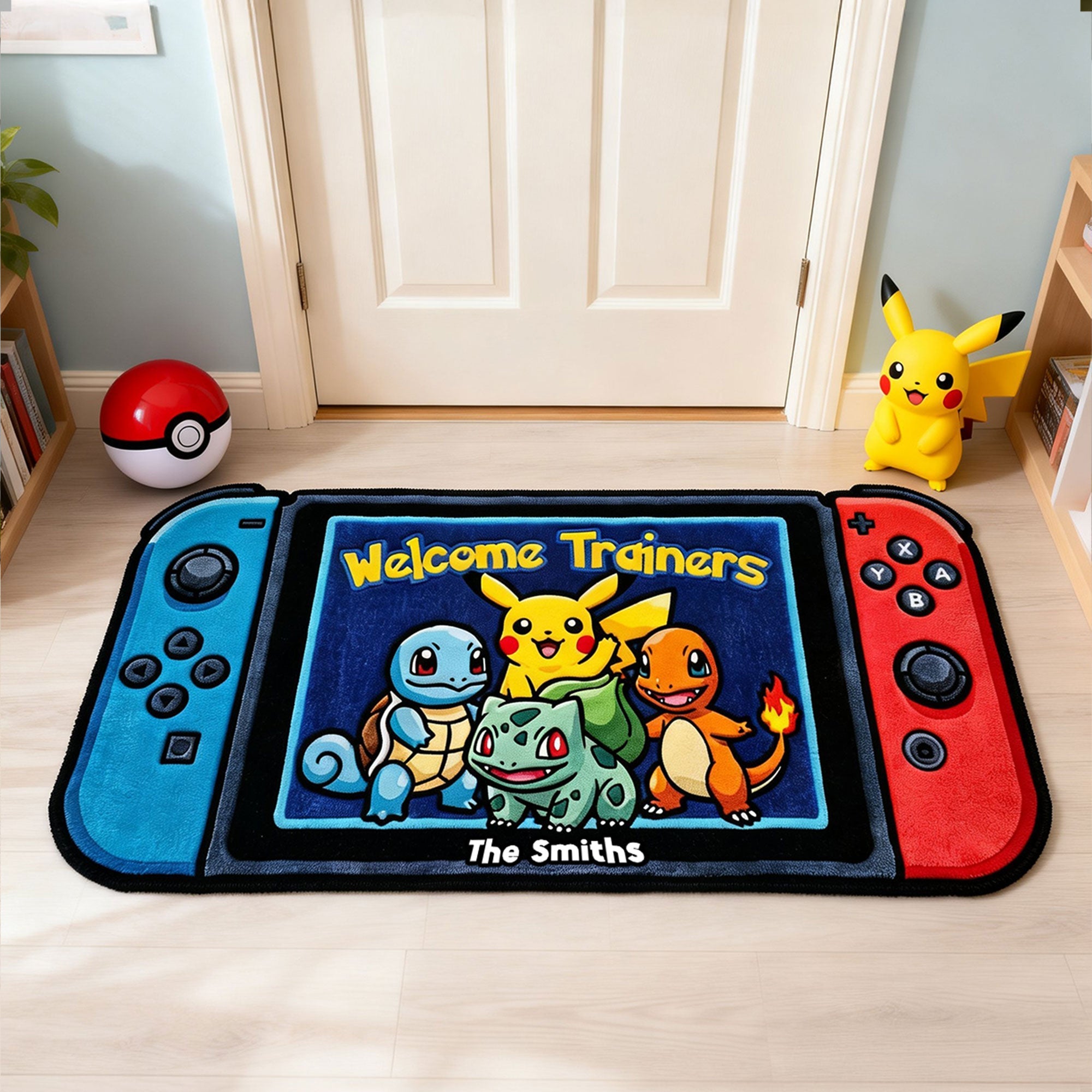 Retro Gamer Welcome Doormat - Personalized Gift For Family 02NATI290126