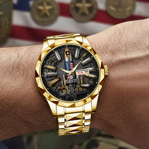 Personalized Gifts For Veteran Men's Watch 03TGTI011225