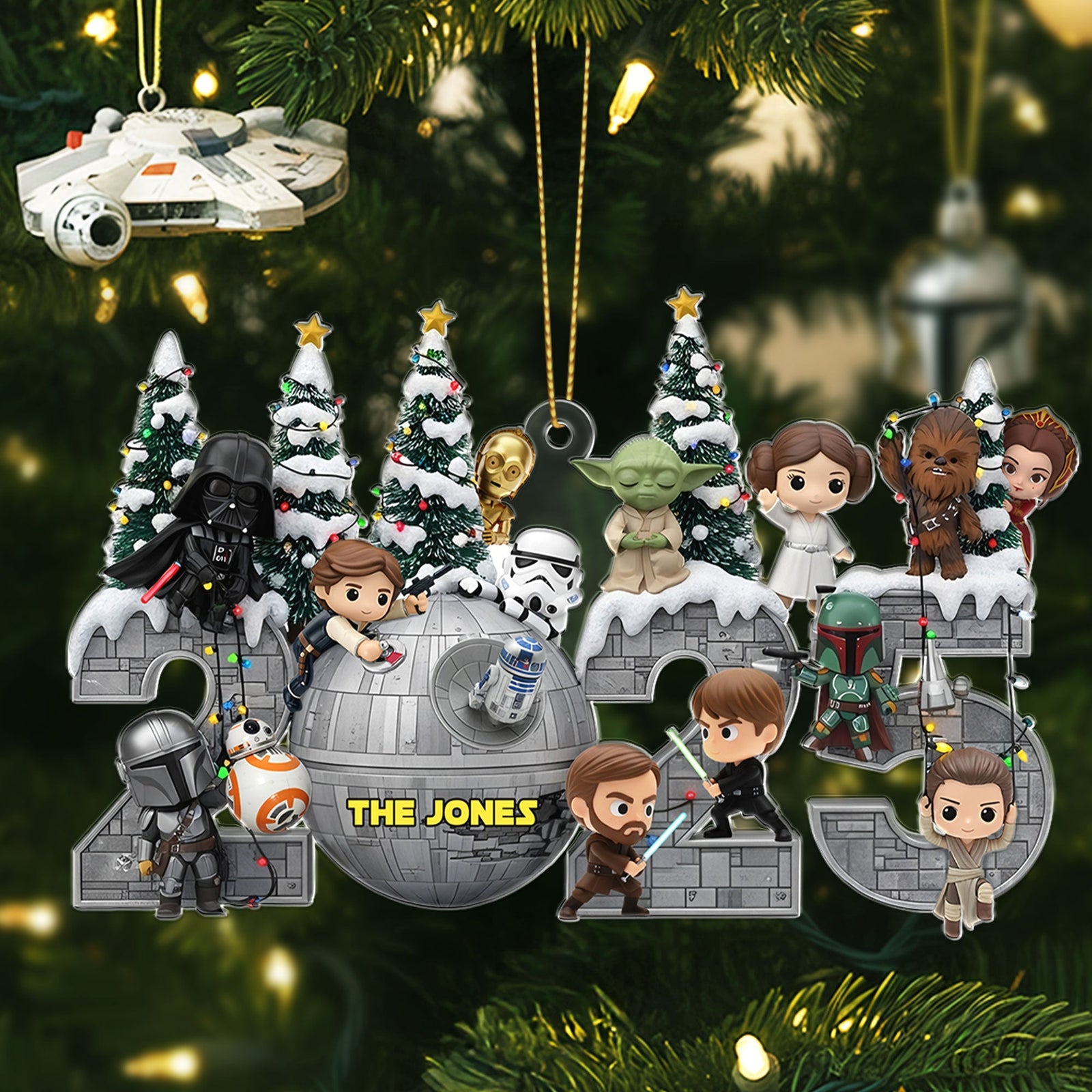 Merry Christmas From Galaxy Troop Ornament, Personalized Gifts For 01qhti110925
