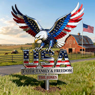 American Eagle Metal Sign - Personalized Gifts For Patriots 02qhti050326 - Metal Signs - GoDuckee