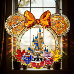 Halloween Grandma Suncatcher Ornament - Personalized Gifts 3ohti070825