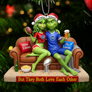 Personalized Gift For Couple Christmas Ornament 05HUTI291025