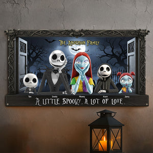Horror Family Metal Sign - Personalized Gifts For Family 03pgti090825-Homacus