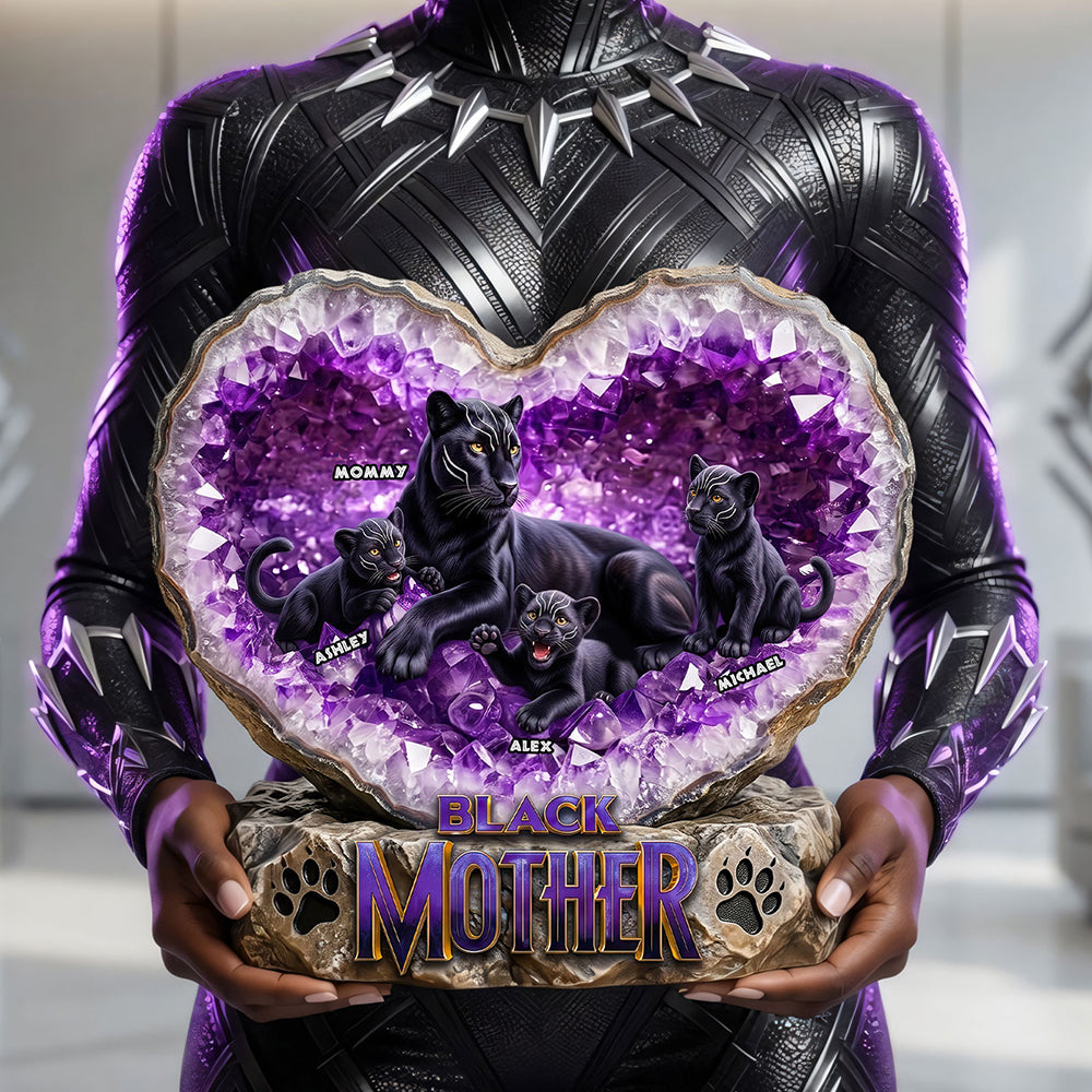 Powerful Panther Mom Acrylic Plaque - Personalized Gifts For Moms 05HUTI170426