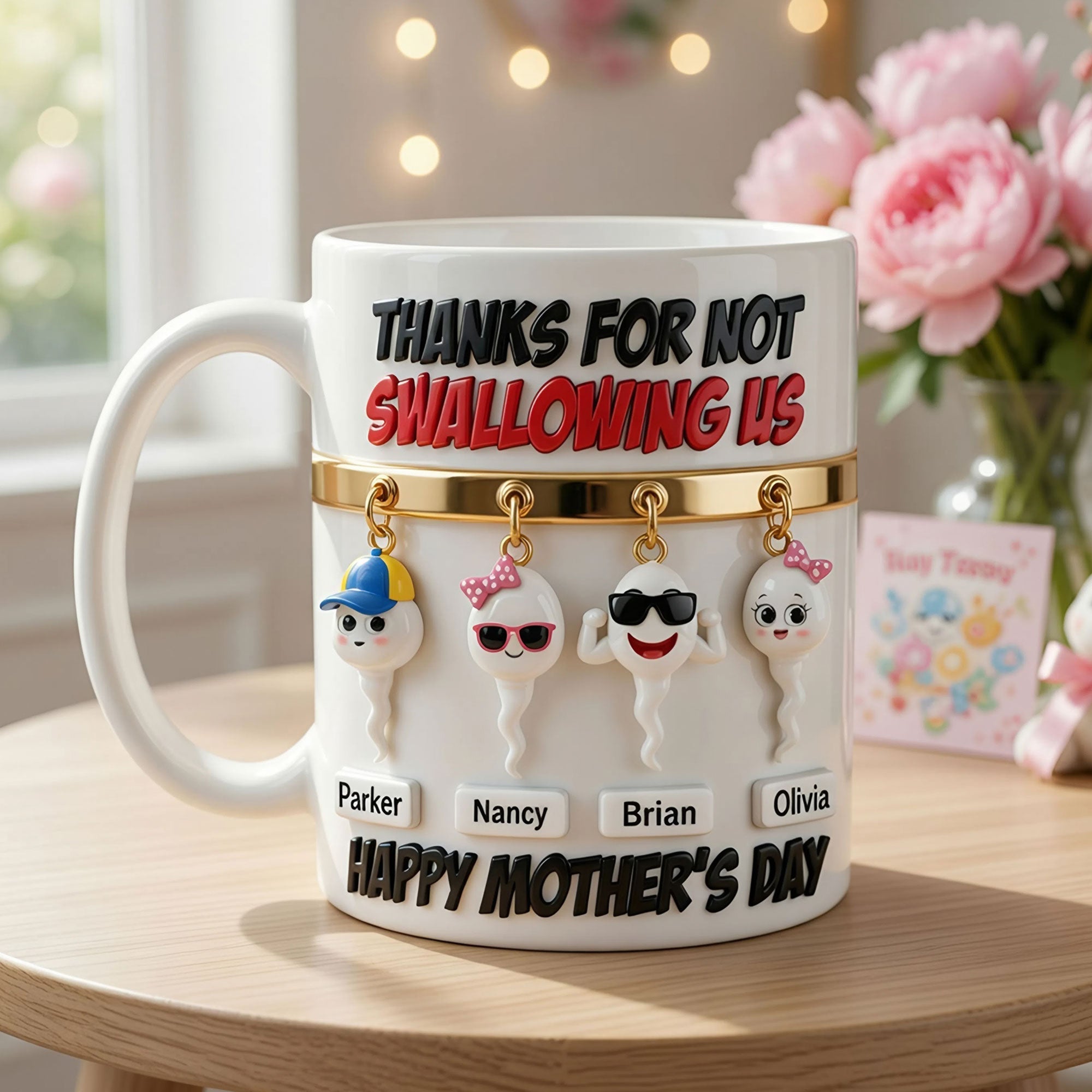 Funny Sperm Kids Coffee Mug - Personalized Gifts For Mom 04OHTI080426-Homacus