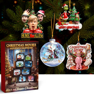 Cinematic Christmas Advent Calendar Blind Box, Personalized Gifts For Movie Lovers 02QHTI171025
