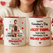 Couple The Best Thing Accent Mug - Personalized Gifts For Couple 02kiti270126