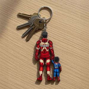 Power Dad - Personalized Keychain 071qhhu020525pa