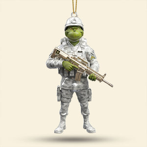 Green Veteran Ornament - Personalized Gifts For Veterans 02tgti110925