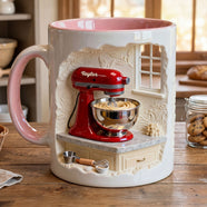 Cake Mixer Coffee Accent Mug - Personalized Gifts For Baker Coffee Mug 02KITI130125