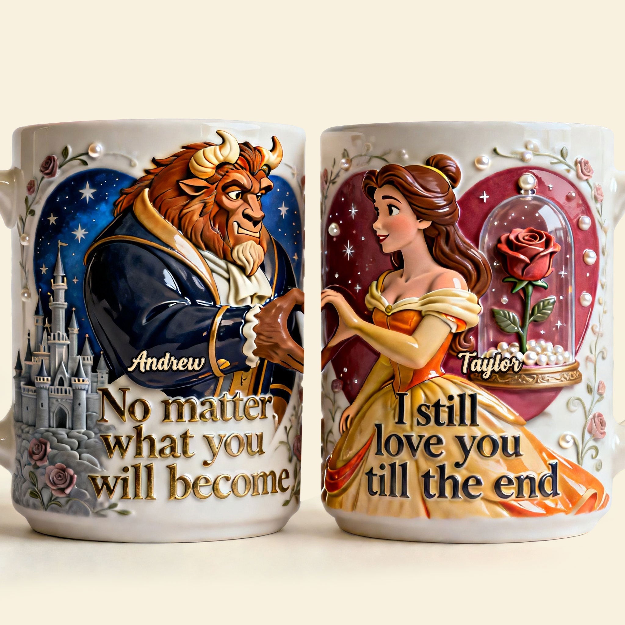 Fairytale Couple Set Coffee Mug - Personalized Gifts For Couple Coffee Mug 05NATI170126