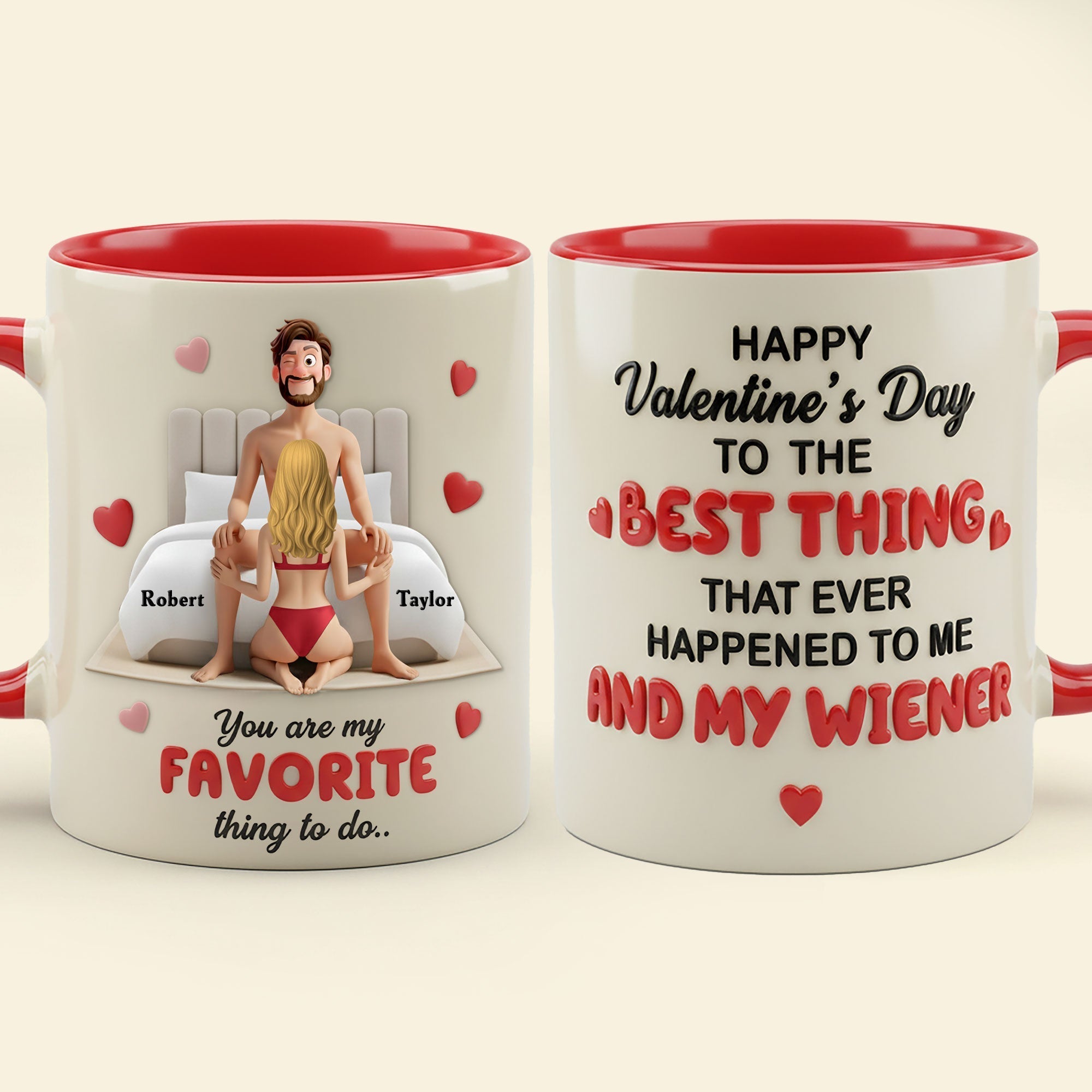 Couple The Best Thing Accent Mug - Personalized Gifts For Couple 02kiti270126