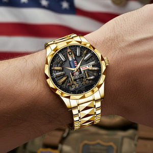 Personalized Gifts For Veteran Men's Watch 03TGTI011225