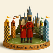 Wizard Couple Plaque - Personalized Gifts For Couple 01nati230525
