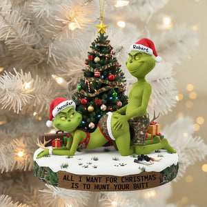 Naughty Green Couple Ornament - Personalized Gifts For Couple 02ohti300925