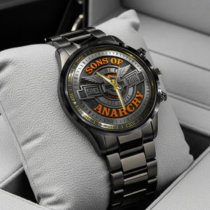 Motorcycle Club Of Freedom Men's Watch, Personalized Gifts For Biker 02qhti250725
