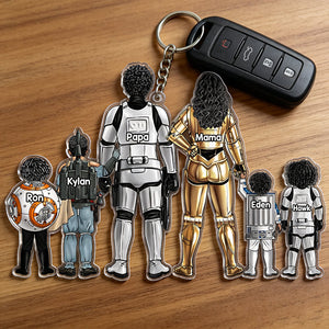 Space Warriors Keychain - Gifts For Family 02QHHU030426