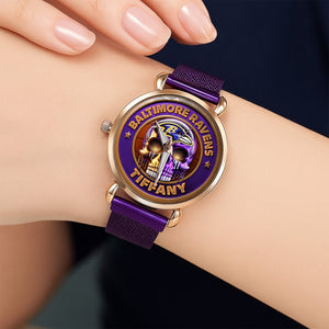 Football Mesh Strap Quartz Watch - Personalized Gifts For Football Lovers 02huti170725