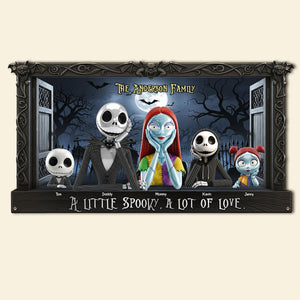 Horror Family Metal Sign - Personalized Gifts For Family 03pgti090825-Homacus