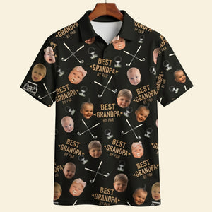 Custom Photo Best Dad By Par Shirt, Personalized Gifts For Golf Dads 03qhti080526