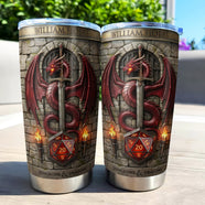Dragon Tumbler - Personalized Gifts For Dragon Lover 01pati030226